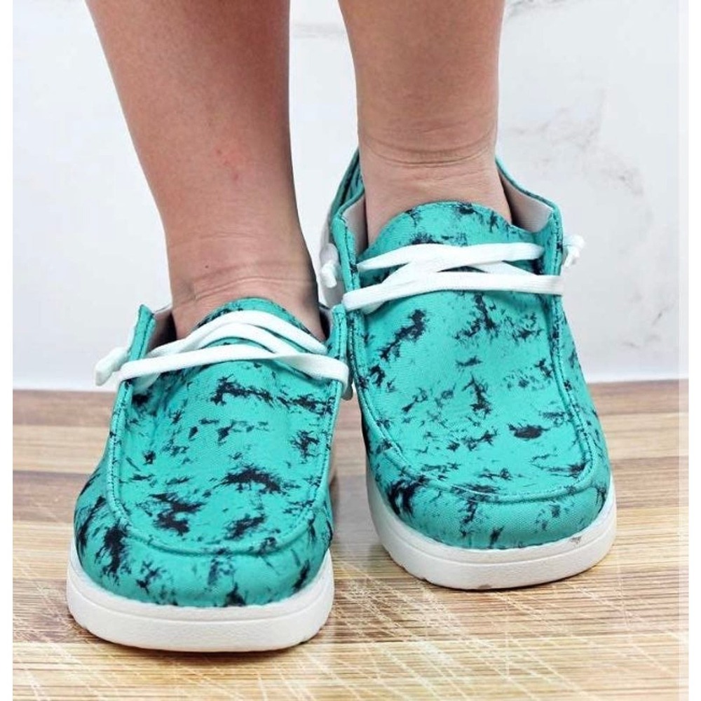 Blue Marble Hey Fashion Sneakers 7